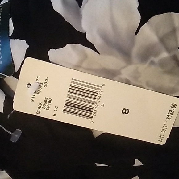 🎀 NWT Deadstock Lauren Ralph Lauren SILK KAUAI SKIRT Sz 8 - Picture 4 of 12